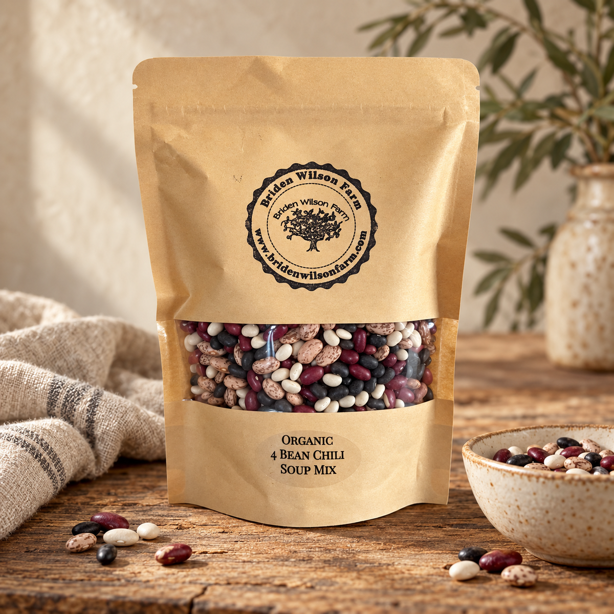 Organic 4 Bean Chili Soup Mix