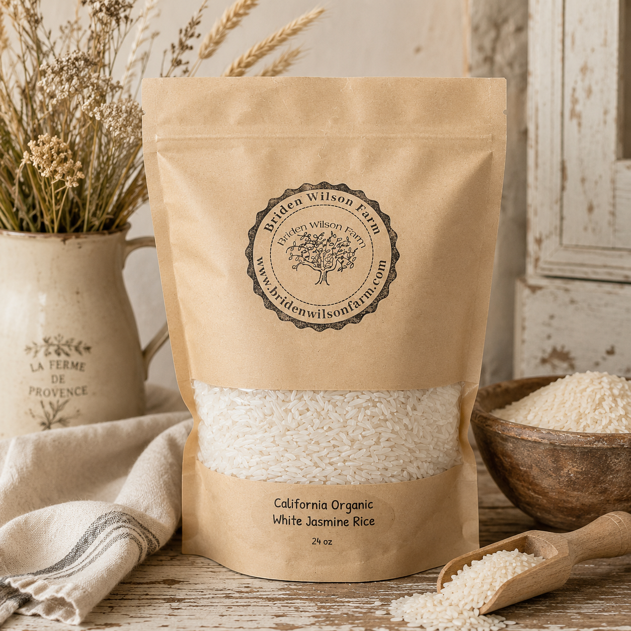 Fresh Organic White Jasmine Rice | Aromatic & California Grown