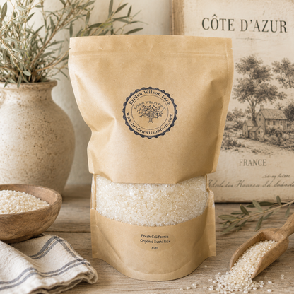 Fresh California Organic Sushi Rice | Premium Short-Grain