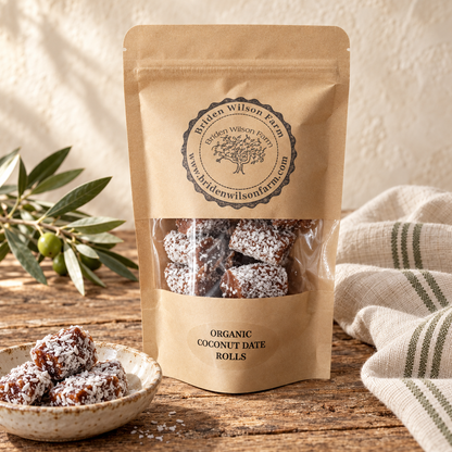 Organic Coconut Date Rolls