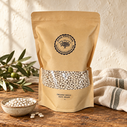 Fresh Organic Small Navy Beans