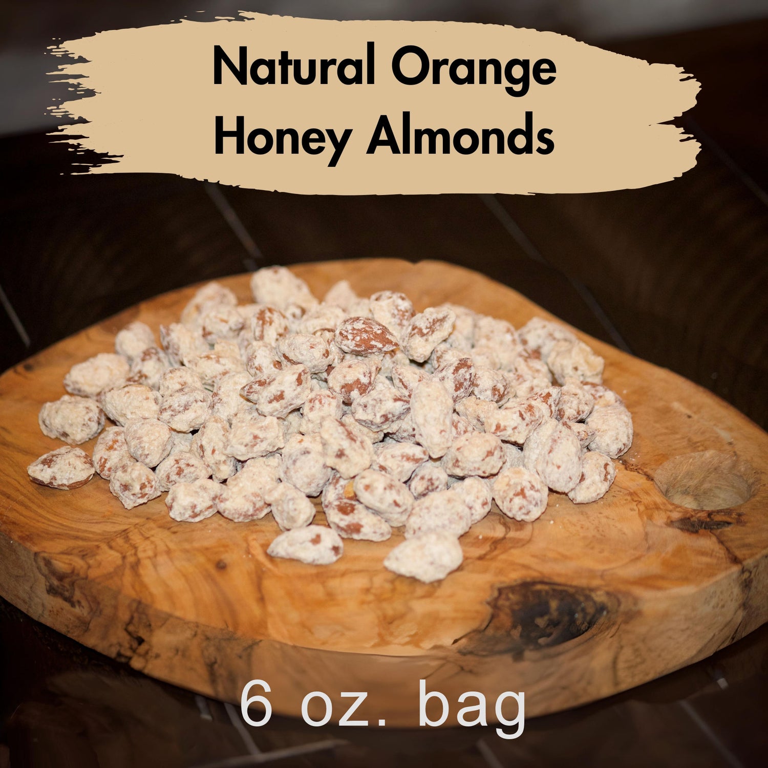 Natural Orange Honey Almonds