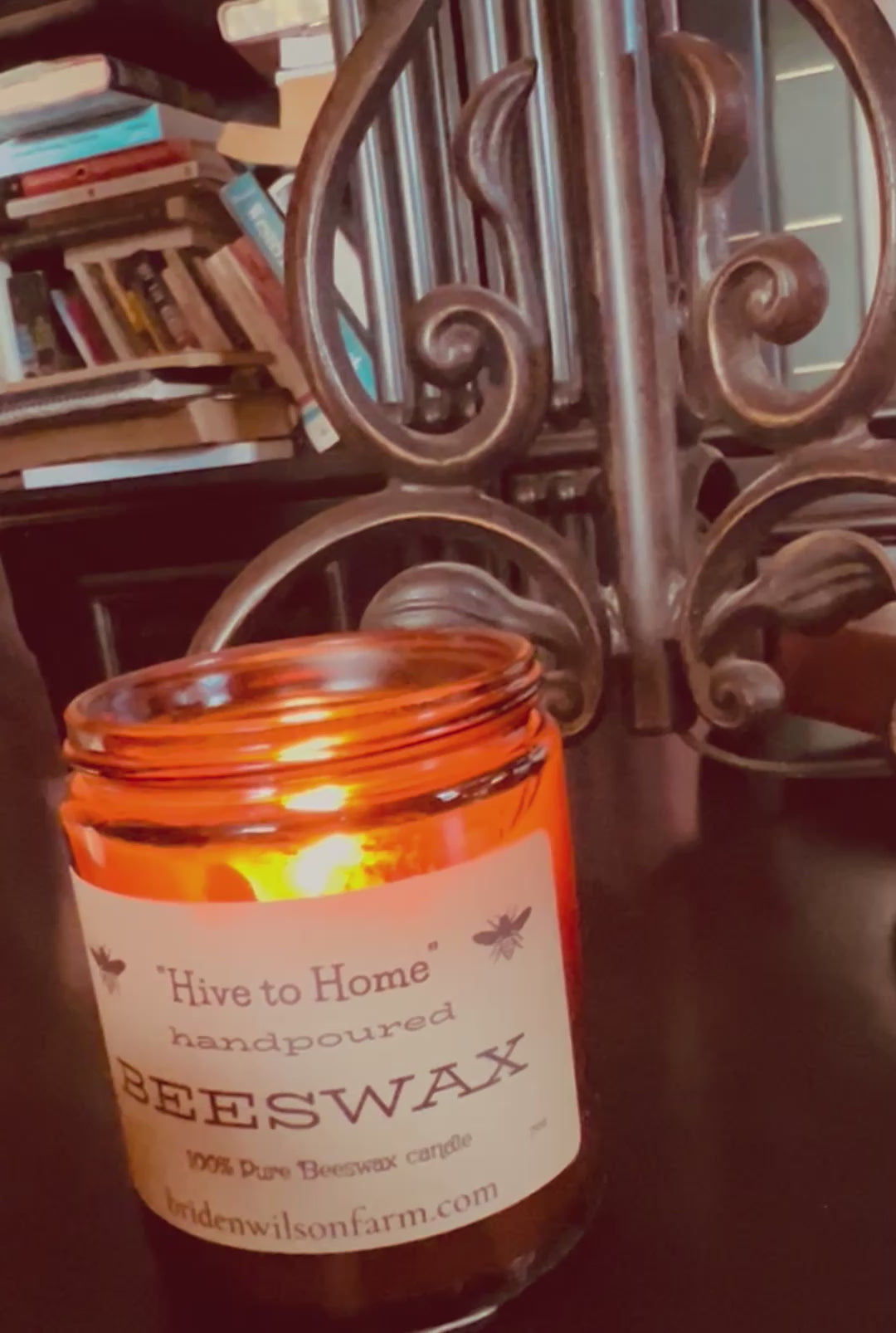&quot;Hive to Home&quot; 100% Pure Beeswax Candle